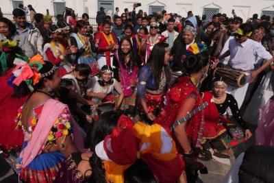  वसन्तपुरमा माघीको रौनक [तस्बिरहरु] 